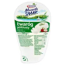 Mazurski Smak Twaróg Klinek Półtłusty 250g