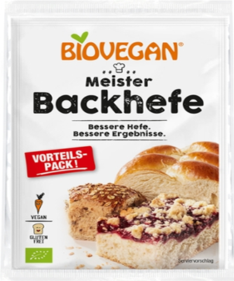 Drożdże Suszone Bezglutenowe Bio (3 X 7 G) 21 G - Biovegan [BIO]