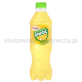 Hortex Gazowany Owoc napój o smaku cytrynowym 1,5l SK