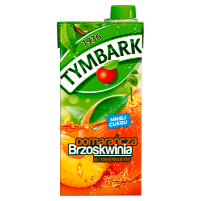 Tymbark Napój Pomarańcza Brzoskwinia 1 L