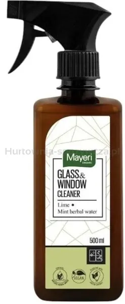 Płyn do mycia szkła i okien z wodą miętową glass&window , limonkowy 500 ml