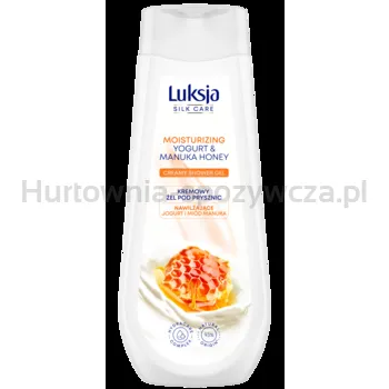 Luksja Silk Care Kremowy Żel Pod Prysznic Jogurt I Miód Manuka 500 Ml