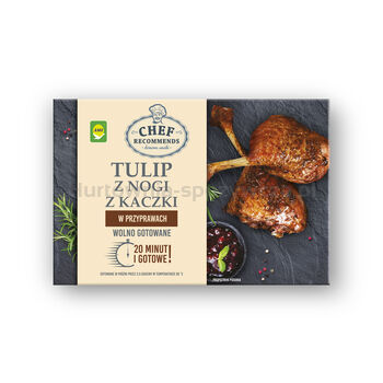 Tulip Z Nogi Z Kaczki W Przyprawach Wolno Gotowane 400G Chef RecoMends