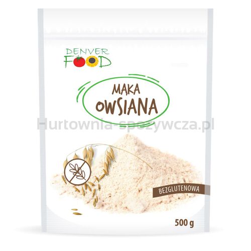 Mąka Owsiana Bezglutenowa 500 G - Denver Food [BIO]