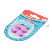 Gumka Uniwersalna Keyroad Wąsy, 3Szt., Blister, Mix Kolorów - 2