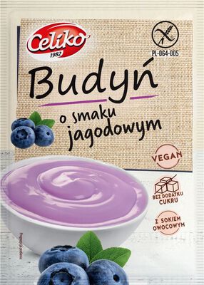 Celiko Celiko Budyń O Smaku Jagodowym Bezglutenowy 40 G [BIO]