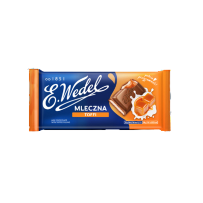 Wedel Czekolada Mleczna Toffi 100g