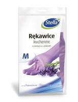 Rękawice kuchenne STELLA, zapach lawendy, rozmiar M, lawendowy