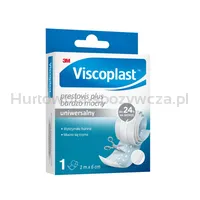 Plaster do cięcia VISCOPLAST Prestovis Plus, bardzo mocny, 6cmx1m, biały - 2
