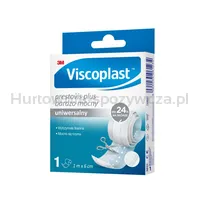 Plaster do cięcia VISCOPLAST Prestovis Plus, bardzo mocny, 6cmx1m, biały - 3