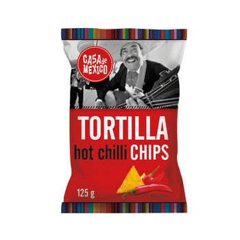 Casa De Mexico Tortilla Chips Chilli 125 G