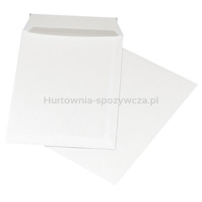 Office Products Koperty z taśmą silikonowąHK, C4, 229x324mm, 90gsm, 50szt., białe [BIURO]