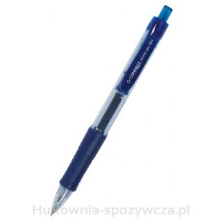 Długopis Automatyczny Żelowy Q-Connect 0,5Mm (Linia), Niebieski