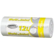 Grosik Worki Na Śmieci Łazienkowe 12L 48 Sztuk