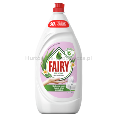 Fairy Płyn Do Mycia Naczyń Sensitive Aloes I Jaśmin 1350 Ml