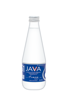 Naturalna Woda Mineralna Średniozmineralizowana Lekko Gazowana 330 Ml (Szkło) - Java [BIO]