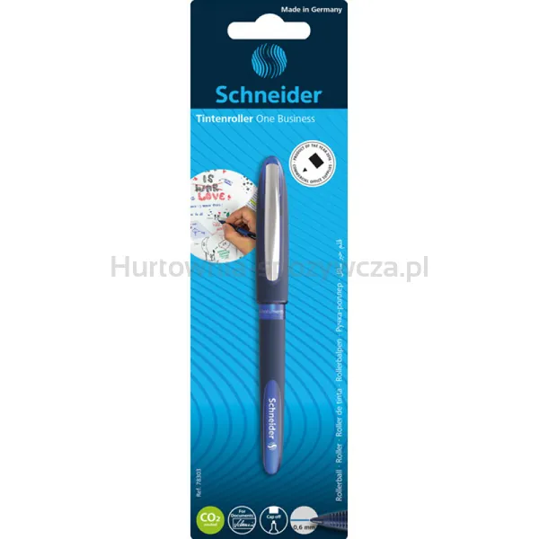 Schneider Pióro Kulkowe One Business, Blister, Niebieski 