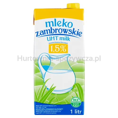 Mlekpol Mleko Zambrowskie UHT1,5% 1L