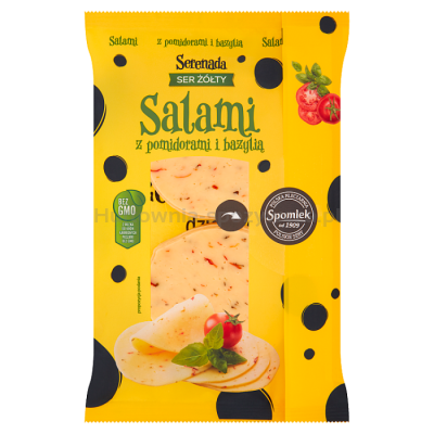 Serenada Ser Salami Z Pomidorami I Bazylią Plastry 135G 