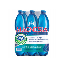 Woda Mineralna Magnesia Lekko Gazowana 1,5l