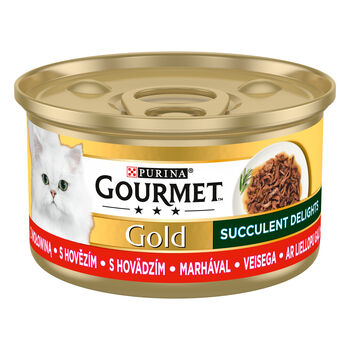 Gourmet Gold Succulent Delights Z Wołowiną 85G