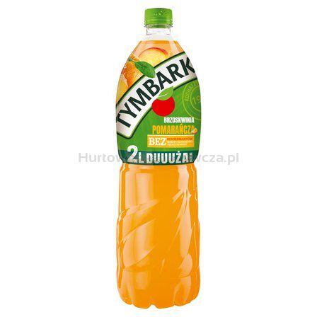 Tymbark Napój Pomarańcza Brzoskwinia 2 L