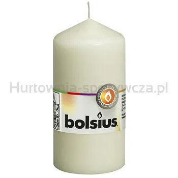 Bolsius Świeca Pieńkowa 120/58 Kremowa