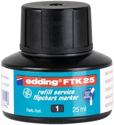 Tusz do uzupełniania markerów do flipchartów e-FTK 25 EDDING, czarny