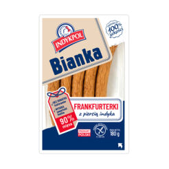 Frankfuterki Z Piersią Indyka 180G Indykpol