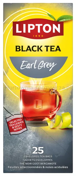 Herbata LIPTON Feel Good Selection, Energise, Earl Grey, 25 kopert