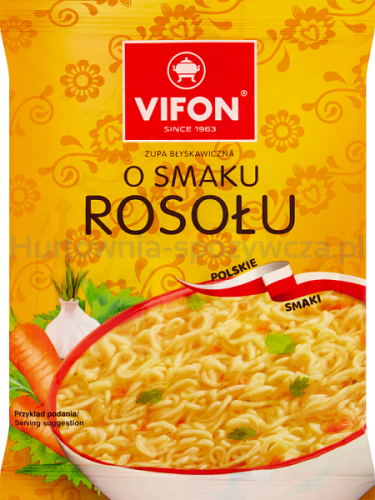 Vifon Zupa Błyskawiczna O Smaku Rosołu (Polskie Smaki) 65G