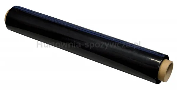 Folia stretch OFFICE PRODUCTS, ręczna, 1,2kg netto, szer. 500mm, 23mikr., czarna