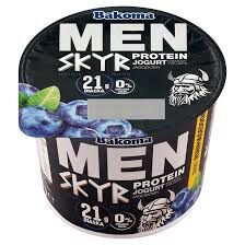 Bakoma Men Protein Jogurt Kremowy Typu Skyr Jagodowy 300G