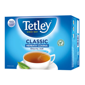 Tetley Herbata Classic Czarna 100 Torebek X 1,5G