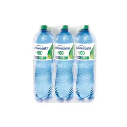 Ustronianka Woda gazowana z jodem 1,5l(w tym +0,50 zł/szt. zwrotnej kaucji)