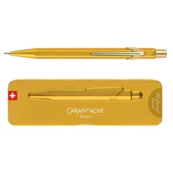 Ołówek automatyczny CARAN D'ACHE 844 Goldbar, w pudełku, żółte złoto