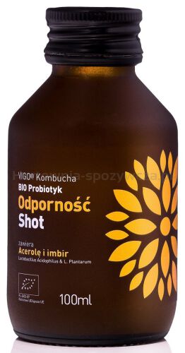 Shot Kombucha Probiotyk Odporność Bezglutenowy Bio 100 Ml - Vigo [BIO]