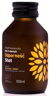 Shot Kombucha Probiotyk Odporność Bezglutenowy Bio 100 Ml - Vigo [BIO]