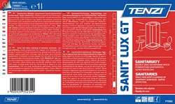 Płyn do bieżącego mycia powierzchni sanitarnych TENZI, Sanit Lux GT, 1l