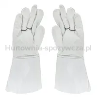 Rękawice TK LUWAC, spawalnicze, rozm. 10,5, białe - 2