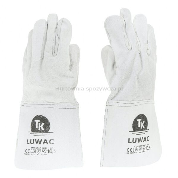 Rękawice TK LUWAC, spawalnicze, rozm. 10,5, białe