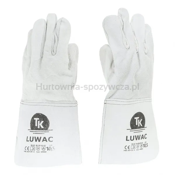 Rękawice Tk Luwac, Spawalnicze, Rozm. 10,5, Białe