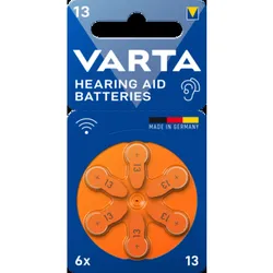 Baterie Do Aparatów Słuchowych Varta 13 6Szt.