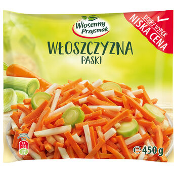 Wiosenny Przysmak Włoszczyzna Paski 450G