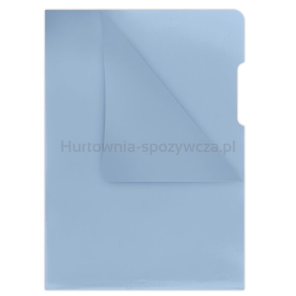 Donau Obwoluta typu L, PP, A4, krystal, 180mikr., niebieska 