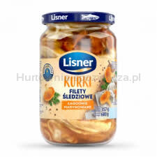 Lisner Kurki Filety śledziowe łagodne marynowane 600 g