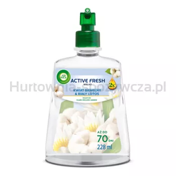 Air Wick Active Fresh Kwiat Bawełny & Biały Lotos/ Cotton Blossom & White Lotus 228 ml Wkład