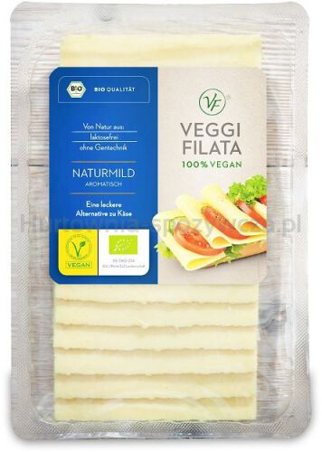 Produkt Wegański Plastry Żółte Bezglutenowy Bio 150 G - Veggi Filata [BIO]