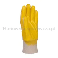 Rękawice DONAU SAFETY Nitrile 02, kat. II, rozm. 8, żółte - 3