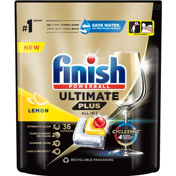 Finish Kapsułki Do Zmywarki Ultimate Plus 36 Lemon